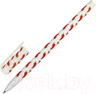 Ручка шариковая Brauberg Soft Touch Stick Chili Pepper / 143708 - фото