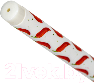 Ручка шариковая Brauberg Soft Touch Stick Chili Pepper / 143708