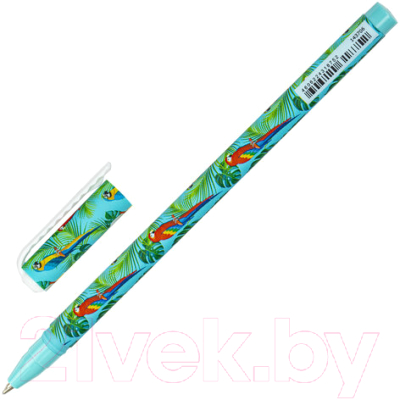 Ручка шариковая Brauberg Soft Touch Stick Parrots / 143706
