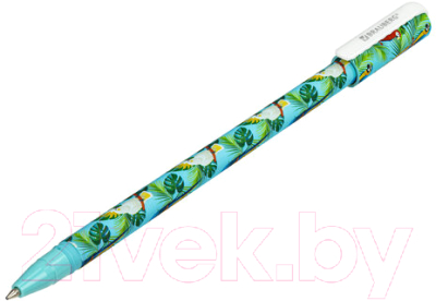Ручка шариковая Brauberg Soft Touch Stick Parrots / 143706