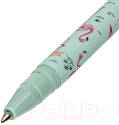 Ручка шариковая Brauberg Soft Touch Stick Flamingo / 143705