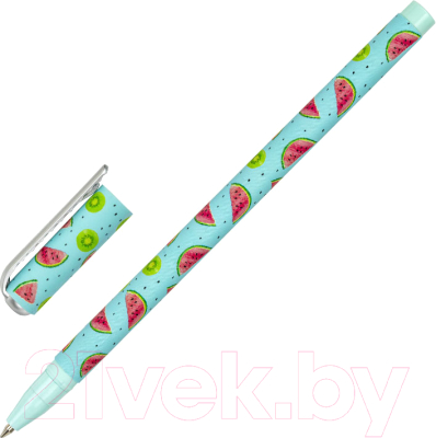 Ручка шариковая Brauberg Soft Touch Stick Juicy Fruit / 143704 - фото