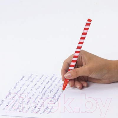 Ручка шариковая Brauberg Soft Touch Stick Twist / 143702