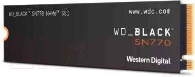 SSD диск Western Digital Black SN770 NVMe 1TB (WDS100T3X0E)