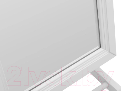 Зеркало Мебелик В 27Н (белый)