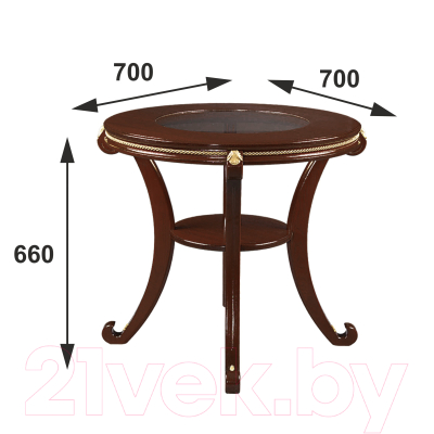 Журнальный столик Мебелик Глория С