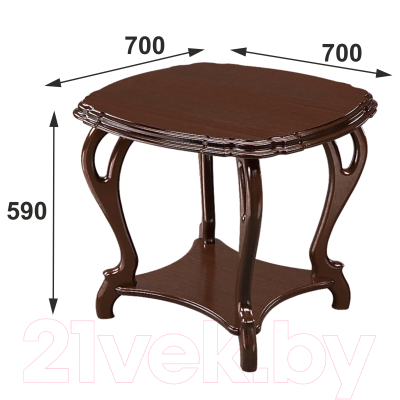 Журнальный столик Мебелик Кофейный П