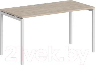 Письменный стол Norden 120x70x75 / SG.204.OL.44.WH (белый/дуб светлый) - фото