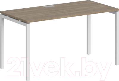 Письменный стол Norden 140x70x75 / SG.205.OD.44.WH (белый/дуб темный) - фото