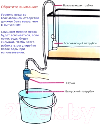 Очиститель грунта (сифон) Barbus Accessory 031