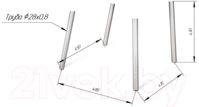 Комплект садовой мебели Sheffilton SHT-DS204