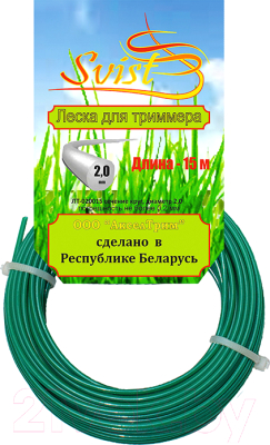 Леска для триммера Svist ЛТ-020015 2мм - фото