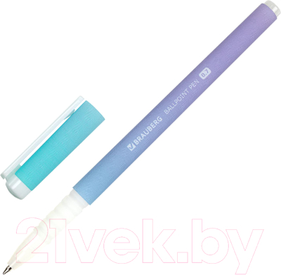 Ручка шариковая Brauberg Soft Touch Grip Gradient Pastel / 143711 - фото