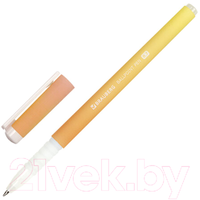Ручка шариковая Brauberg Soft Touch Grip Gradient Pastel / 143711