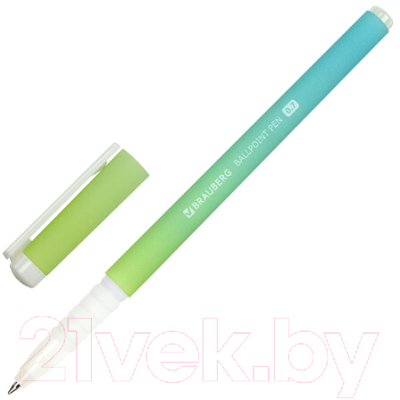 Ручка шариковая Brauberg Soft Touch Grip Gradient Pastel / 143711