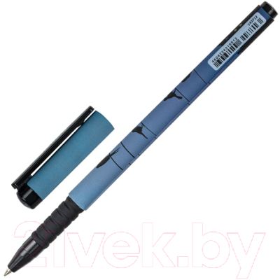 Ручка шариковая Brauberg Soft Touch Grip Night City / 143712