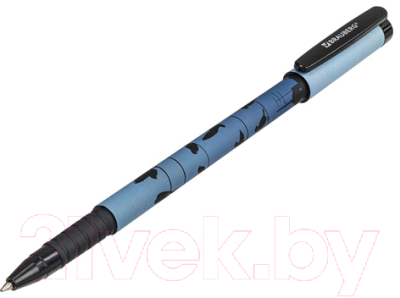 Ручка шариковая Brauberg Soft Touch Grip Night City / 143712