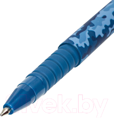 Ручка шариковая Brauberg Soft Touch Grip Military / 143713