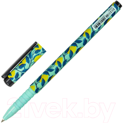 Ручка шариковая Brauberg Soft Touch Grip Citrus / 143717