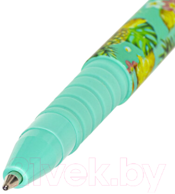 Ручка шариковая Brauberg Soft Touch Grip Pineapple / 143718