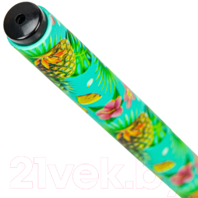 Ручка шариковая Brauberg Soft Touch Grip Pineapple / 143718