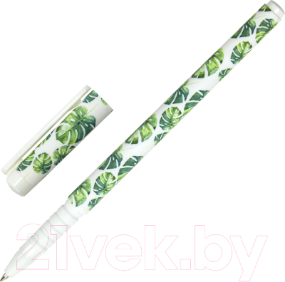 Ручка шариковая Brauberg Soft Touch Grip Tropic / 143719 - фото