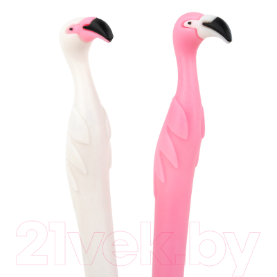 Ручка шариковая Юнландия Фламинго / 143775
