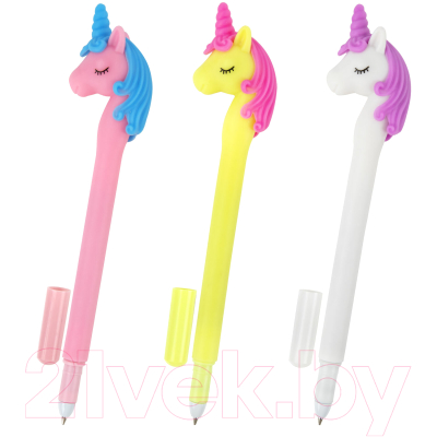 Ручка шариковая Юнландия Единорог / 143776