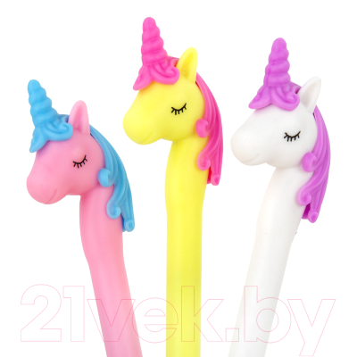 Ручка шариковая Юнландия Единорог / 143776