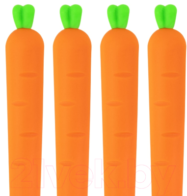 Ручка шариковая Юнландия Морковка / 143778