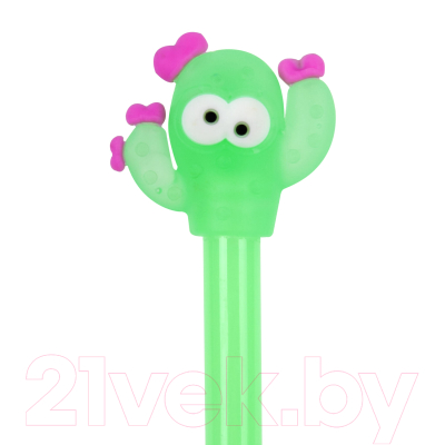 Ручка шариковая Юнландия Цветущий кактус / 143781