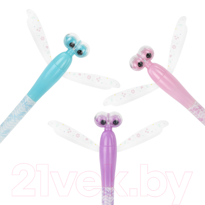 Ручка шариковая Юнландия Стрекоза / 143789