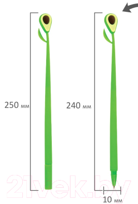 Ручка шариковая Юнландия Авокадо / 143794