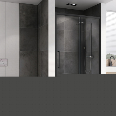 Душевая дверь Abber Schwarzer Diamant AG30170BH