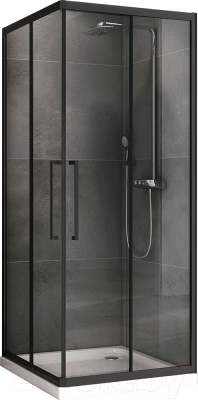 Душевой уголок Abber Schwarzer Diamant AG02100BH - фото
