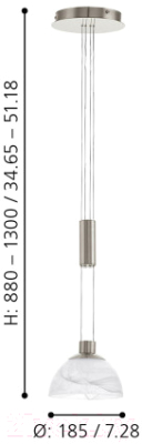 Потолочный светильник Eglo Montefio 93466