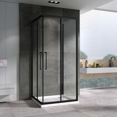 Душевой уголок Abber Schwarzer Diamant AG02100BH-S100B