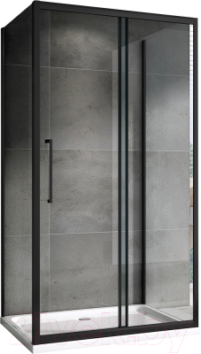 Душевой уголок Abber Schwarzer Diamant AG30110BH-S80B-S80B - фото