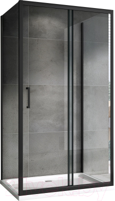 Душевой уголок Abber Schwarzer Diamant AG30170BH-S100B-S100B - фото