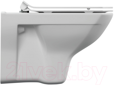 Унитаз подвесной с инсталляцией Cersanit Carina XL CO DPL EO / 64119 (с кнопкой смыва)