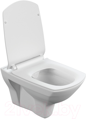 Унитаз подвесной с инсталляцией Cersanit Carina XL CO DPL EO / 64119 (с кнопкой смыва)