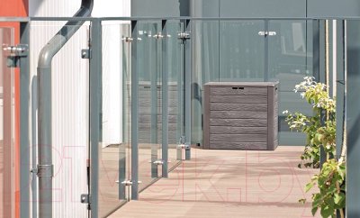 Сундук уличный Prosperplast Woodebox MBWL190-S433