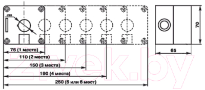 Корпус постов Rexant 36-9224