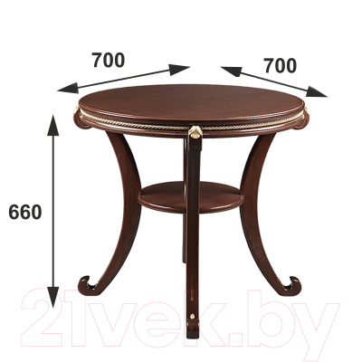 Журнальный столик Мебелик Глория М