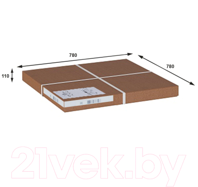 Журнальный столик Мебелик Глория М