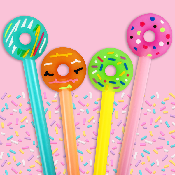 Ручка шариковая Юнландия Пончик / 143799