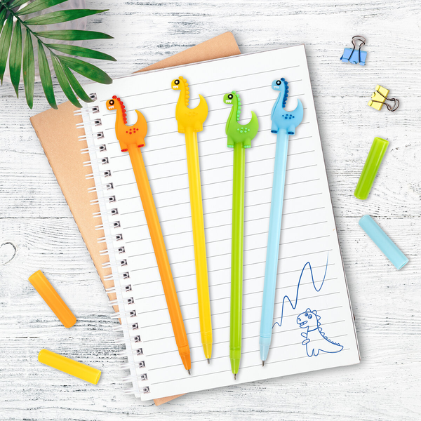 Ручка шариковая Юнландия Динозаврик / 143809
