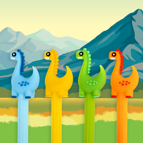 Ручка шариковая Юнландия Динозаврик / 143809