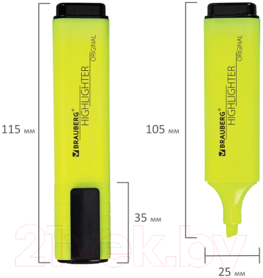 Текстовыделитель Brauberg Original Neon / 152211