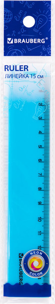 Линейка Brauberg Neon / 210750 - фото
